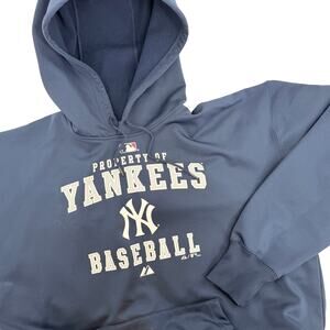 MLB New York Yankees Pullover Hoodie Thermo Base Majestic Size XL Men's